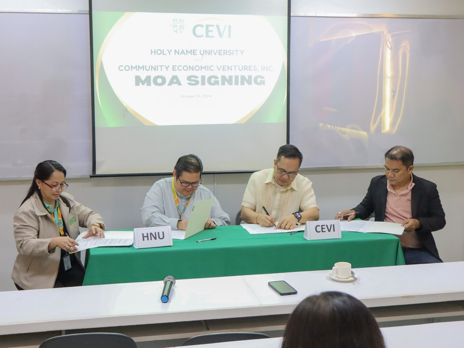 University Consortium between CEVI and HNU CELP-Holy Name University